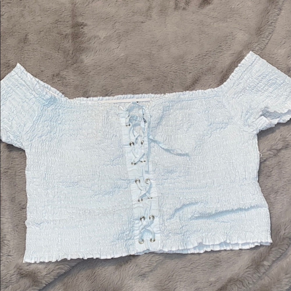 Cute Off The Shoulder Crop Top